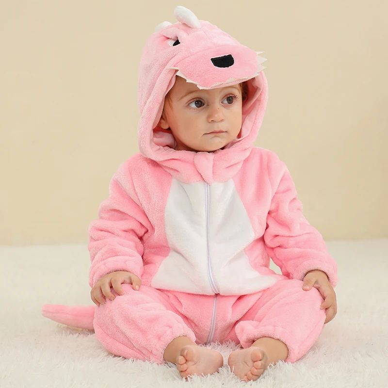 Mini Fashion™ – Djurens drömland – Onesie med djurmotiv för barn