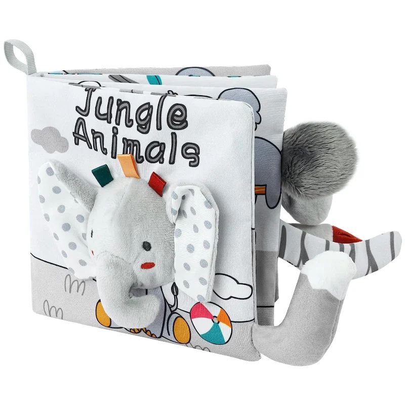 Soft Sensory Bok – Känn & Upptäck - Babyhäfte