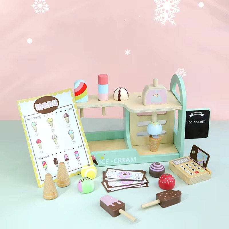 Ice Cream Playset - Kreativ och pedagogisk - lekset för glass