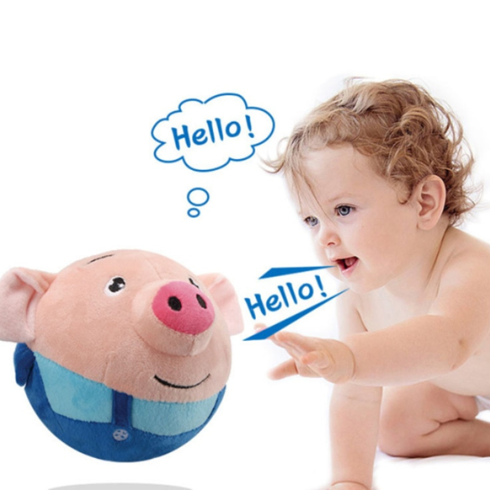 Jumping Piggy Boll | Får ditt barn att röra på sig - Interaktiv leksaksboll