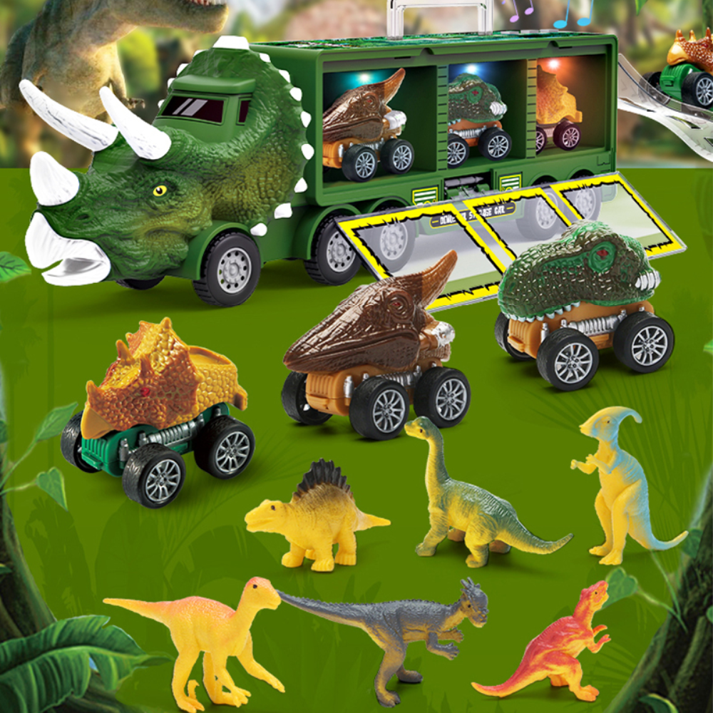 Dino Lastbil - Transportera dinosaurierna - Dinosaurie-lastbil