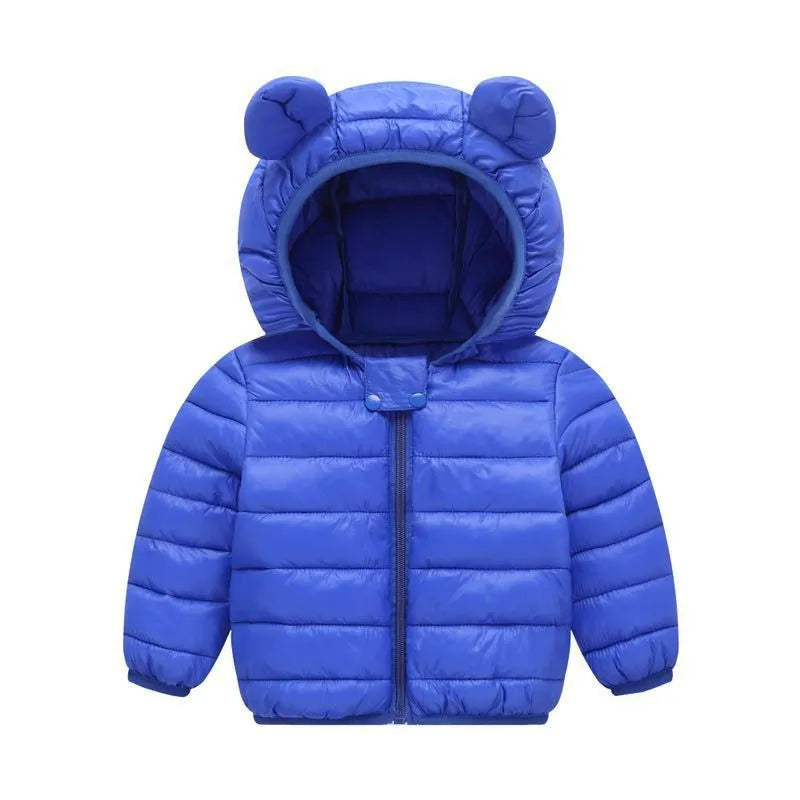 Mini Mode - Vinterjacka med huva i polyester
