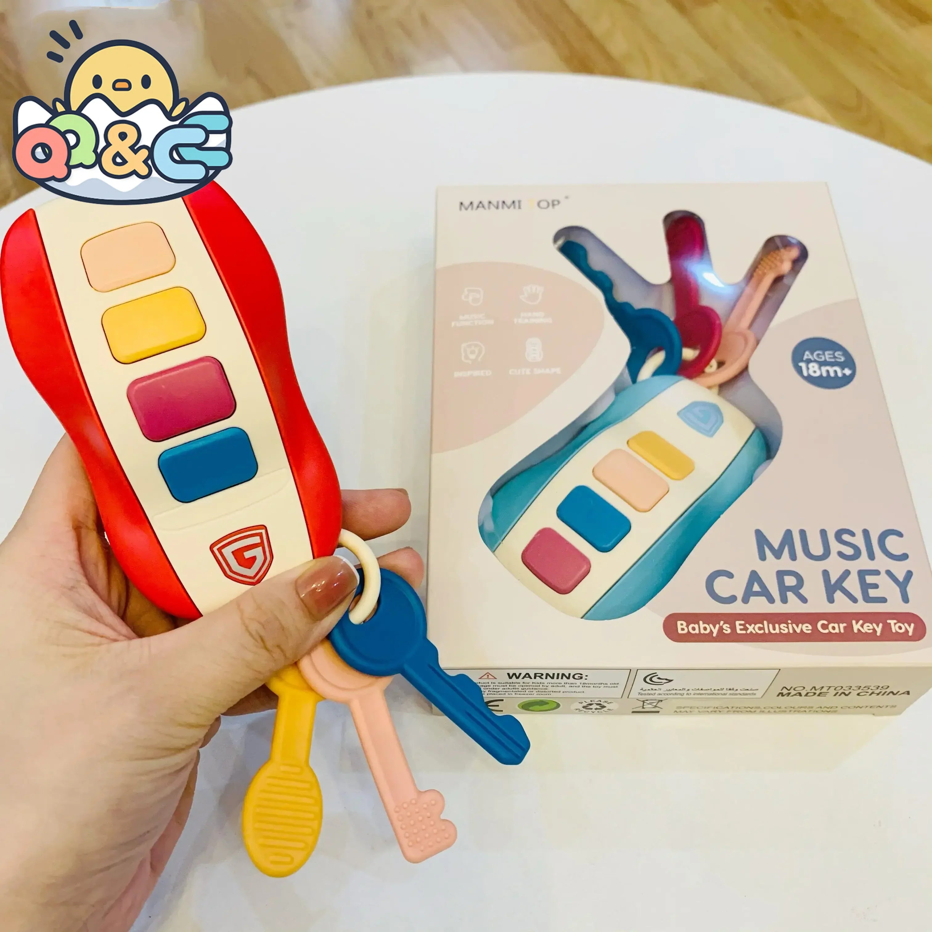 Music Bil Key - Melodiös åktur - Musikleksak