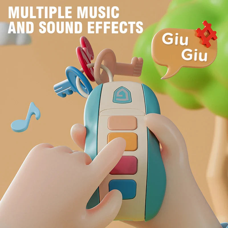 Music Bil Key - Melodiös åktur - Musikleksak