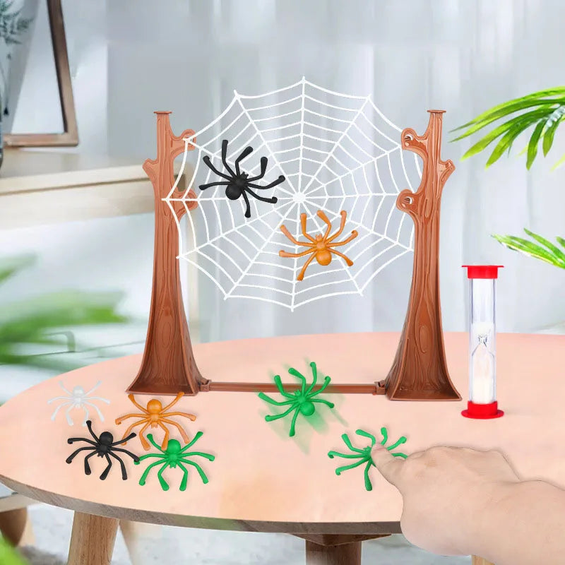 SpiderJump™ - Roligt nät - Brädspel med spindlar