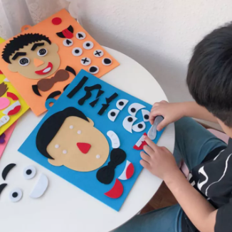 DIY Emotion Pussel | Creative with Faces - Känslopussel