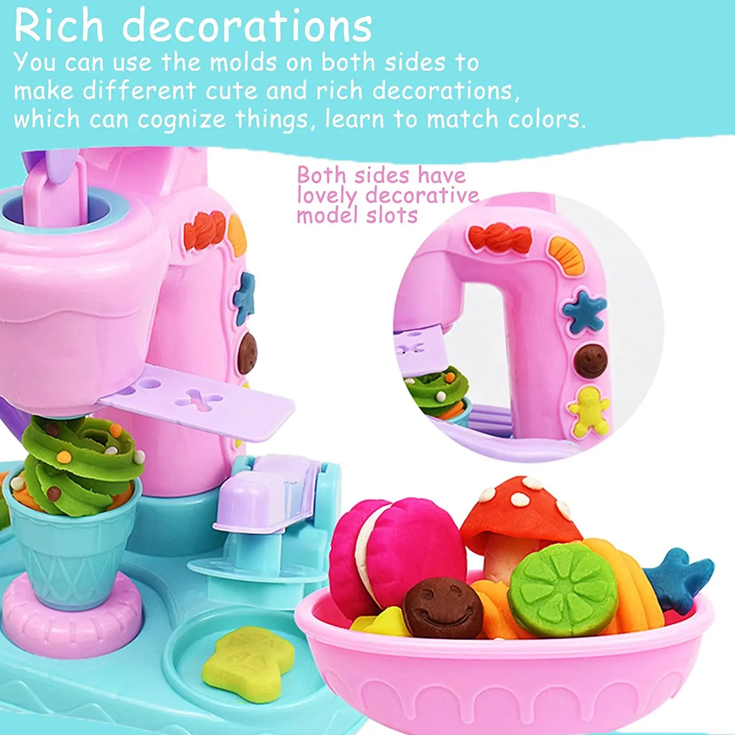 Ice Cream Clay Set - Coola kreationer - Glassmaskin för lera