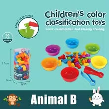 Rainbow Teddy Bears Leksaker - Pedagogisk & kreativ - Räknande regnbågsbjörnar