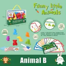 Rainbow Teddy Bears Leksaker - Pedagogisk & kreativ - Räknande regnbågsbjörnar