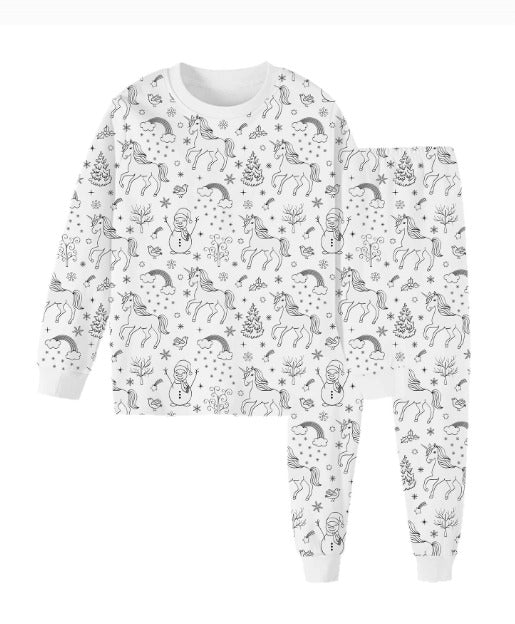 DIY Pajama Set – Färg & dröm – Colours Pyjamas-set för barn