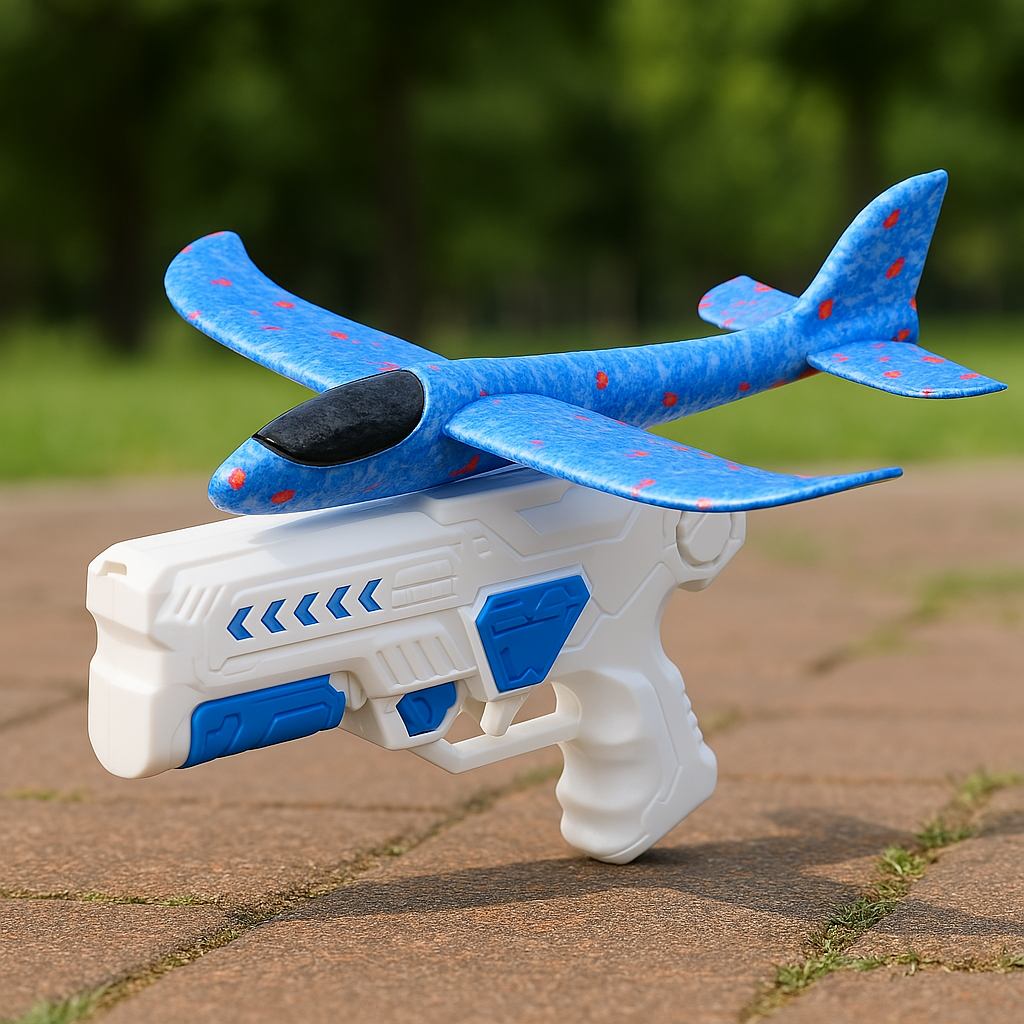 Foam Plane Launcher – Flyg iväg – Flygplansstartare