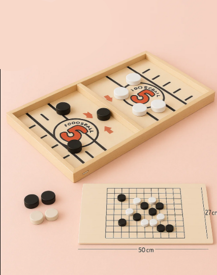 Foosball - Lätt att sätta upp - Brädspel i trä