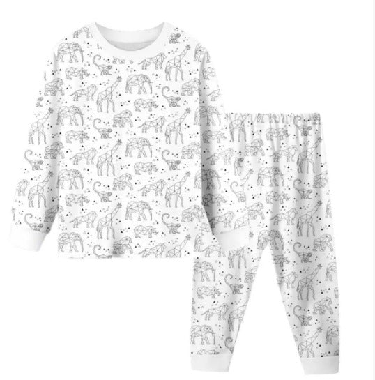 DIY Pajama Set – Färg & dröm – Colours Pyjamas-set för barn