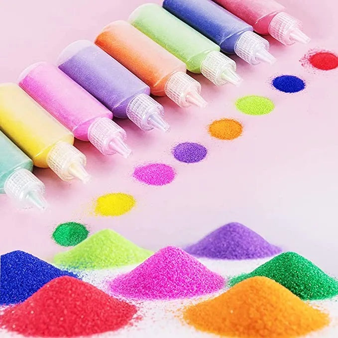 DIY Painting - Kreativ med sand - Målarset med sand