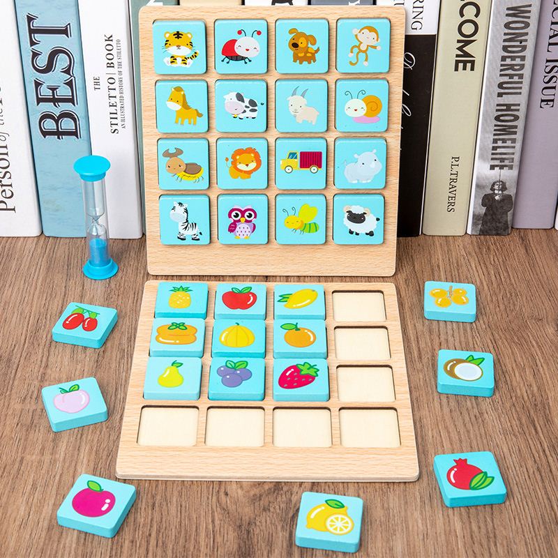Memory Card Spel - Pusselspel | Braintrainer för små barn