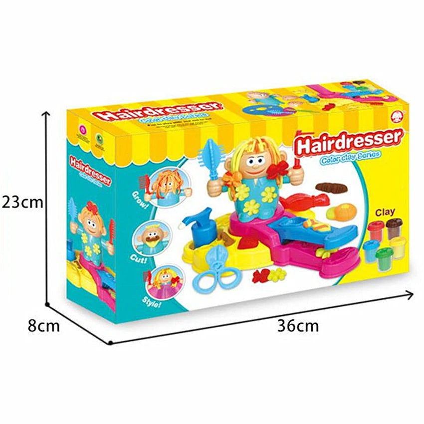 Clay Hairdresser Set - Äventyr i frisörsalongen - Frisörset med lera