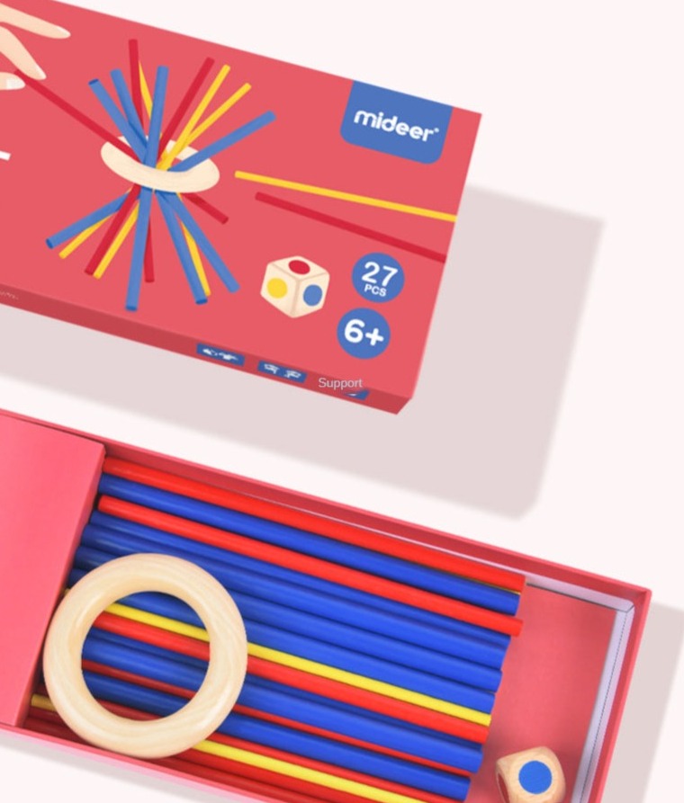 Mikado spel – plocka pinnar och vinn!