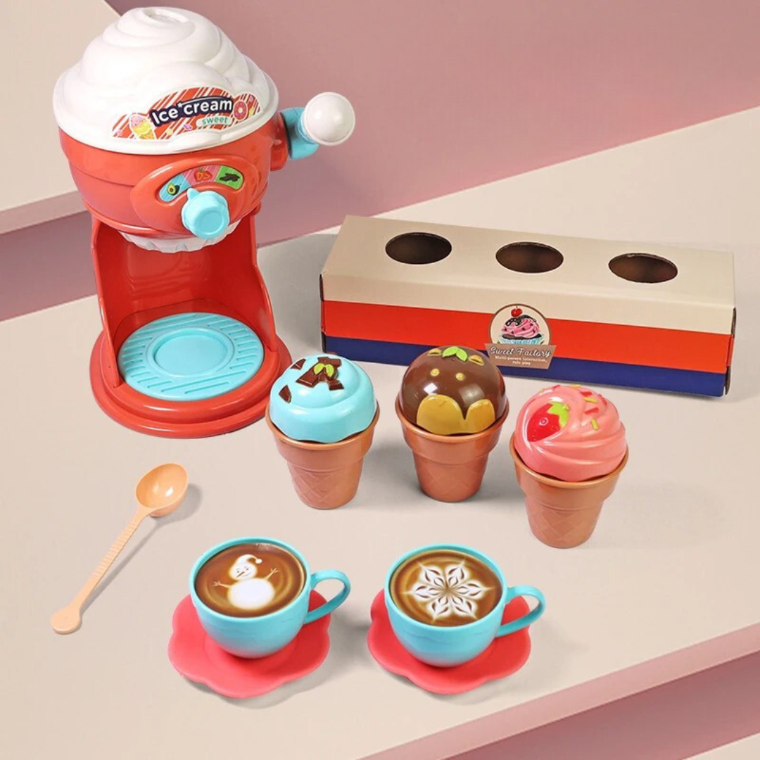 Ice Cream Maker Set - Små glassmästare - Leksaksset med glassmaskin
