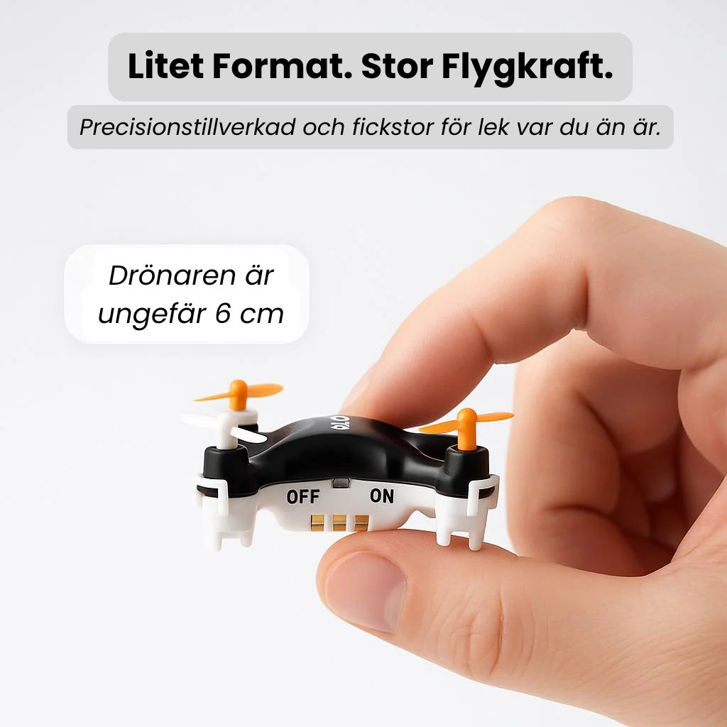 Lilla Drönaren™ – Liten LED Flygdrönare för Barn & Vuxna