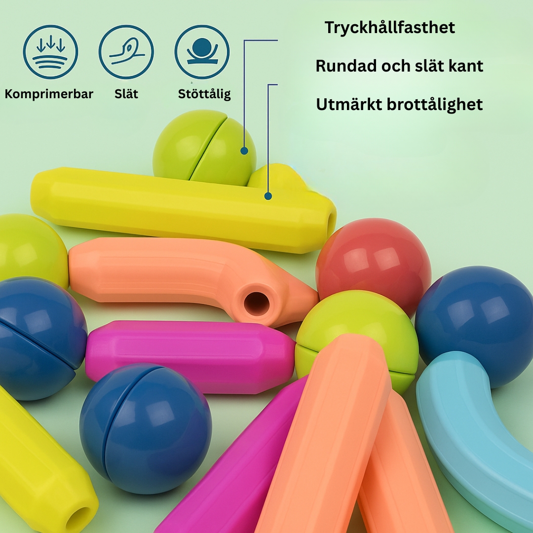 Magnetleksaker | Utveckla din kreativitet - Magnetiska pinnar