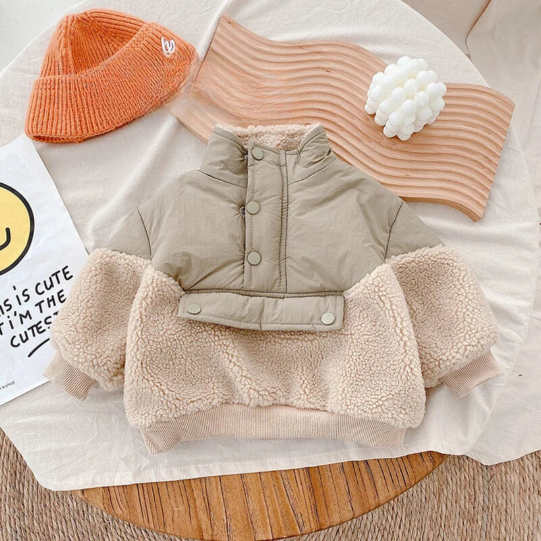 Mini Mode - Supervarm - Lammullsjacka av fleece