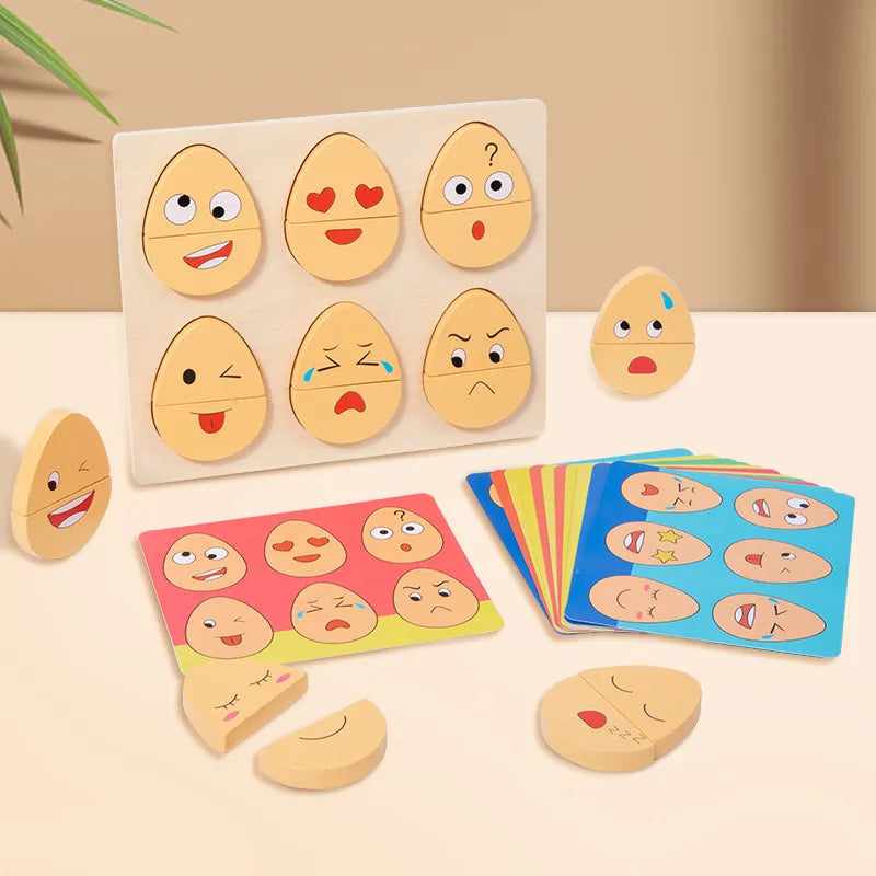 Träleksaker - Expression Eggs - Det interaktiva inlärningsspelet
