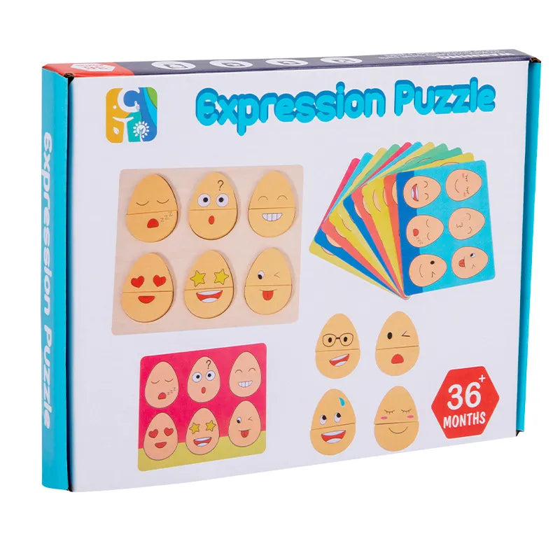 Träleksaker - Expression Eggs - Det interaktiva inlärningsspelet