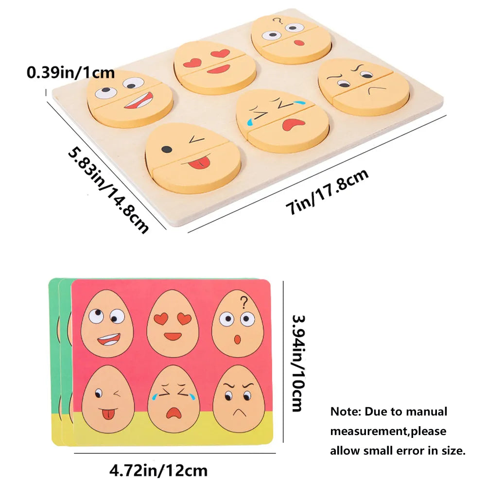 Träleksaker - Expression Eggs - Det interaktiva inlärningsspelet