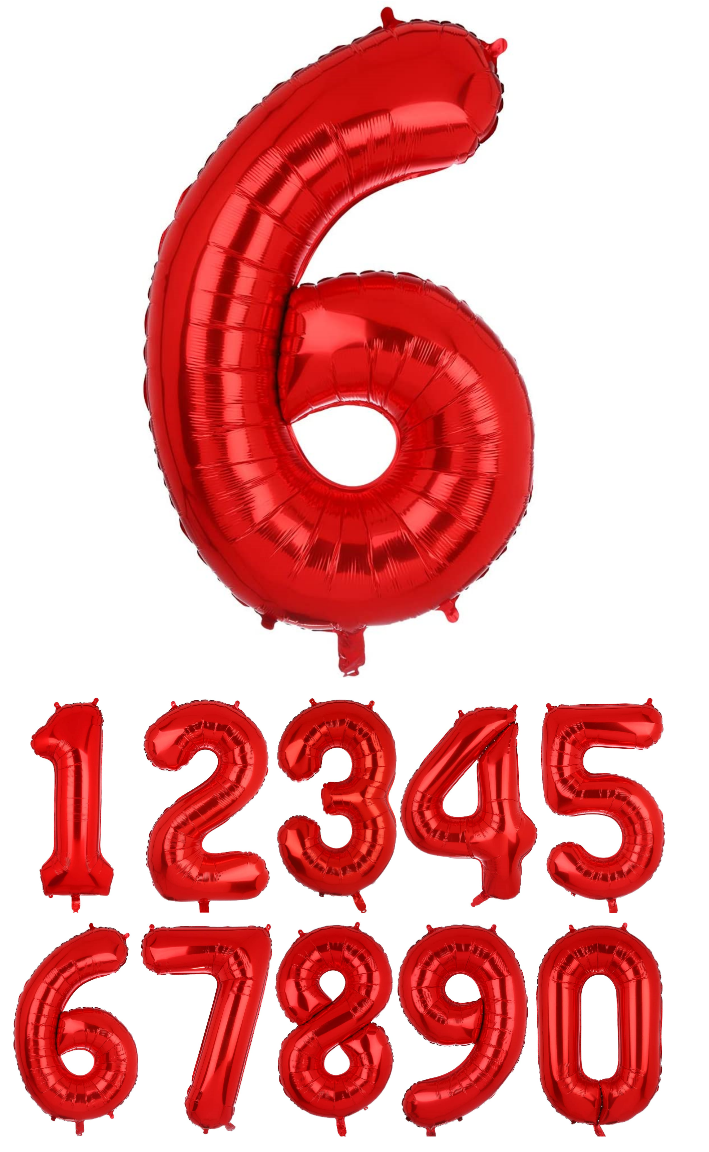 100 cm silverfärgade sifferballonger (0–9) för födelsedagar, fester och jubileer. Stora uppblåsbara folieballonger. 🎈