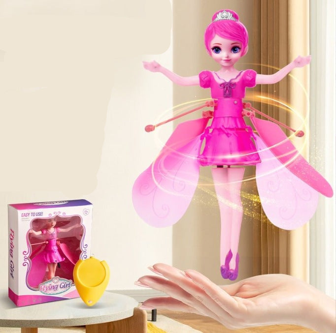 Magisk Flygande Fe-Docka | Prinsessleksak för Barn