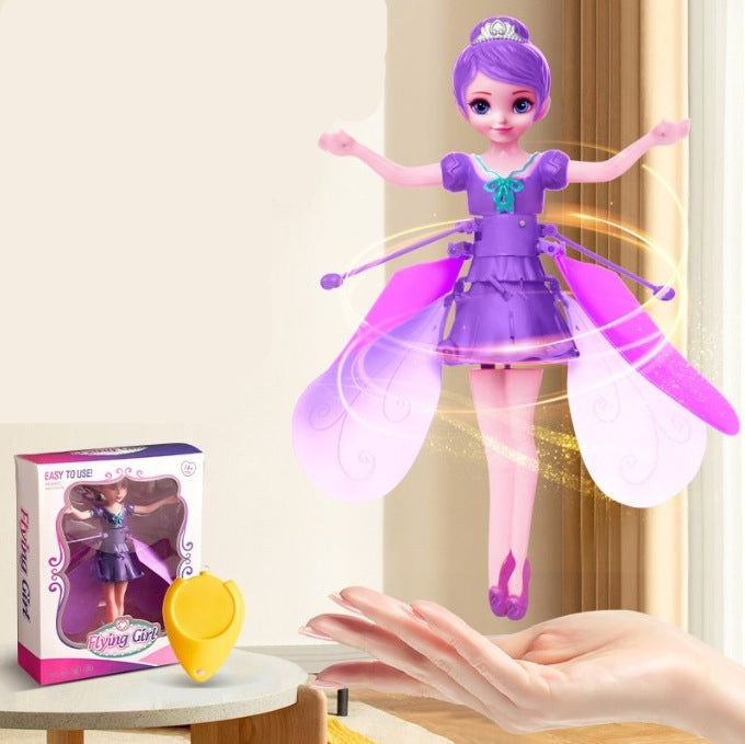 Magisk Flygande Fe-Docka | Prinsessleksak för Barn