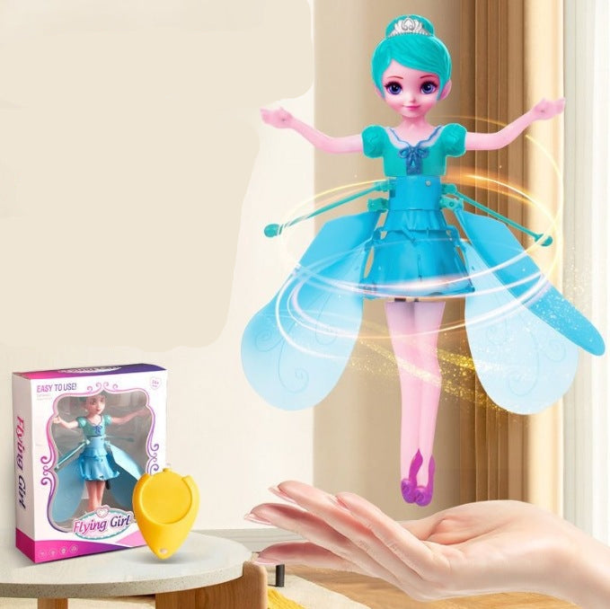 Magisk Flygande Fe-Docka | Prinsessleksak för Barn
