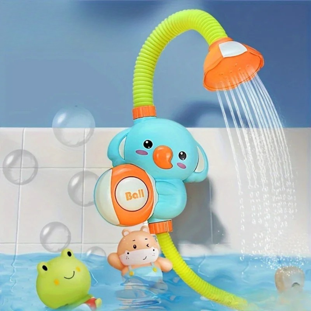 Elephant Shower Set – Skvättglädje i badkaret - Duschhuvud för badkar