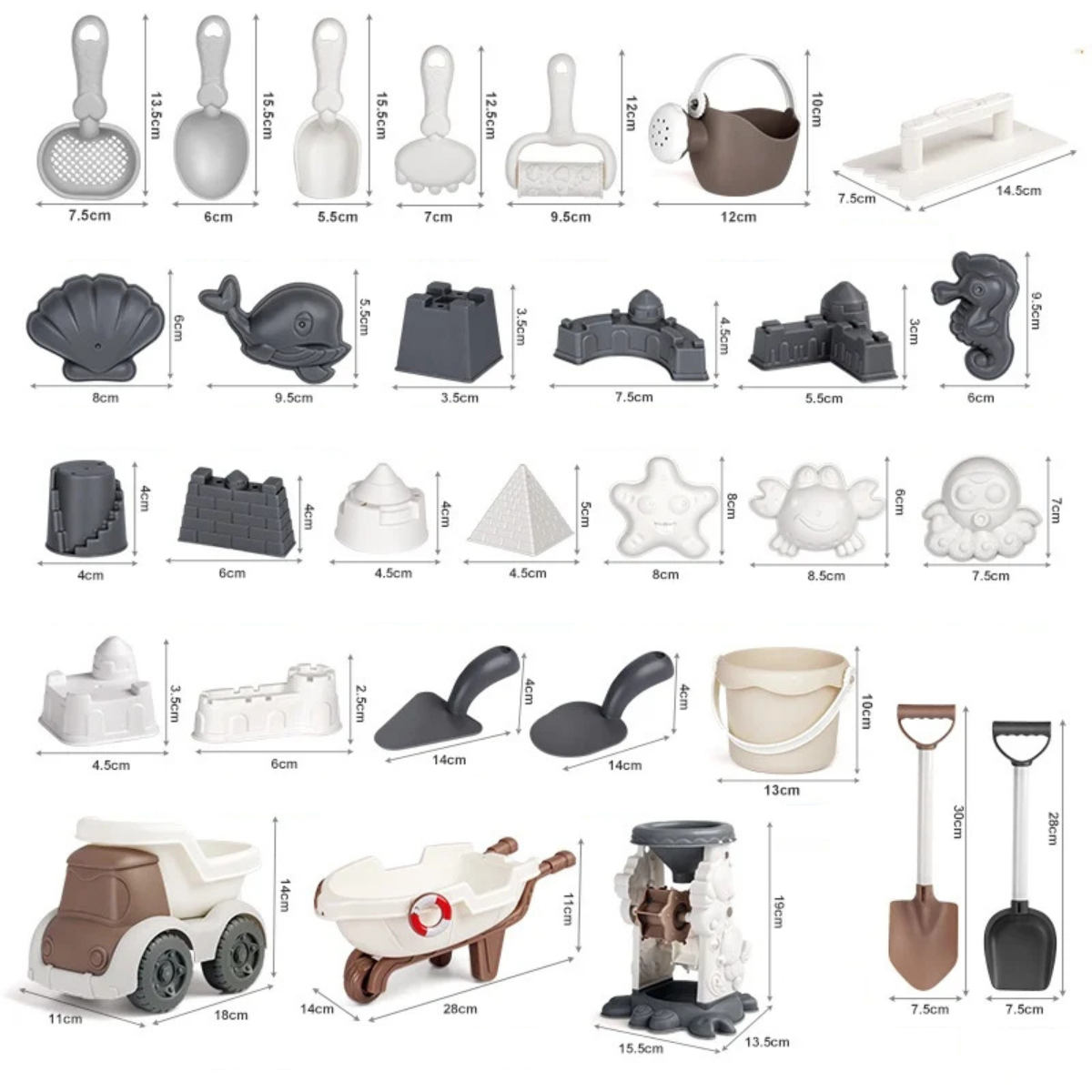 Beach Set - Uppmuntrar kreativitet och färdigheter - Beach Fun Set för barn