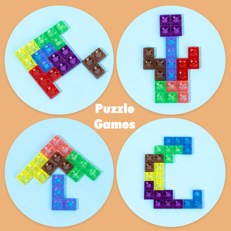 Träleksaker - 3D Tetris | Pusselbräda