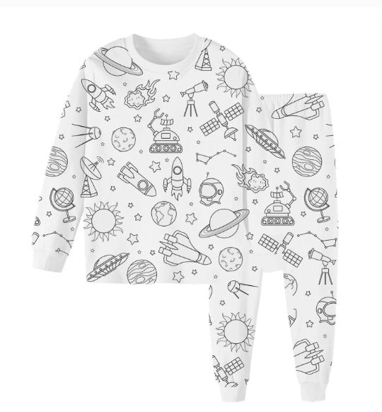 DIY Pajama Set – Färg & dröm – Colours Pyjamas-set för barn