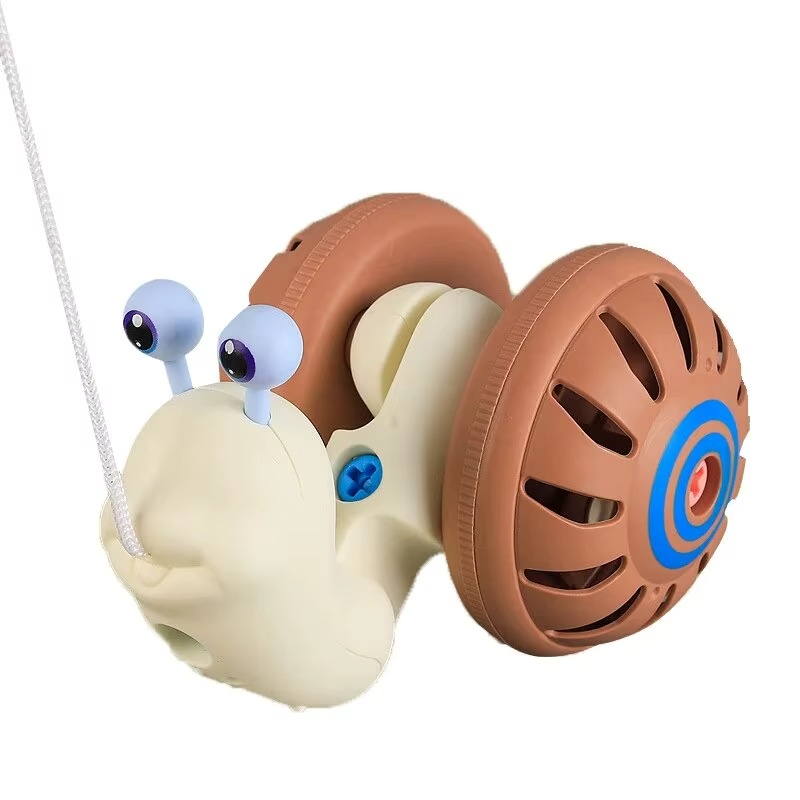 Snail Leksak - Snigel i farten - Leksak med gå-rep