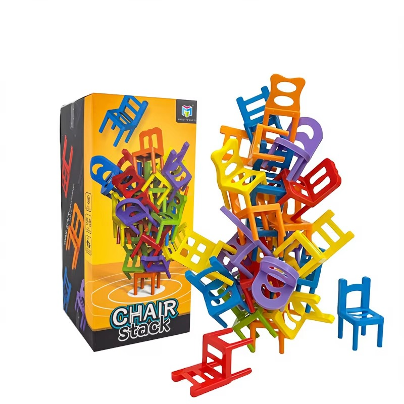 Chair Stack - Interaktiv och stimulerar kreativiteten - Stapla stolar-spel
