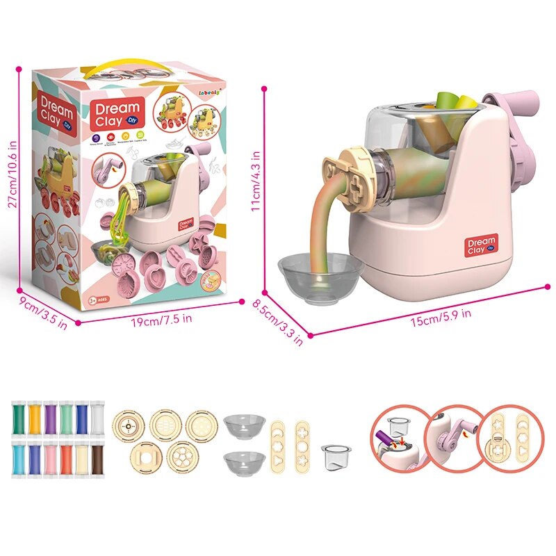 PastaMaker Set™ - Kulinariskt nöje - Lekset med pastamaskin