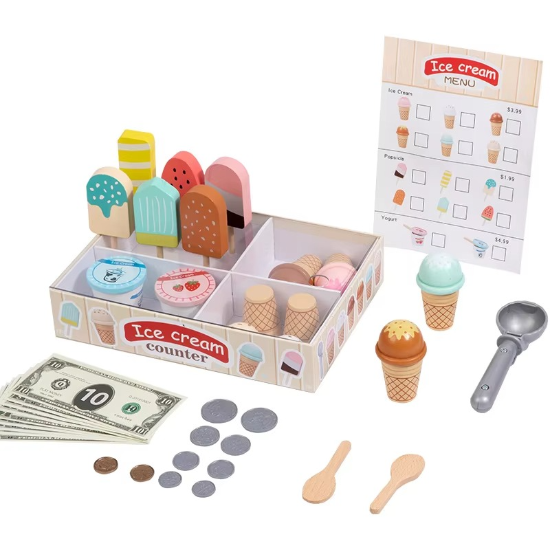 Ice Cream Playset - Kreativ och pedagogisk - lekset för glass
