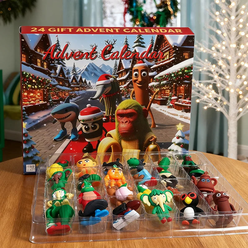 Premium Edition - Brainrot Meme Adventskalender  (24 överraskningar)