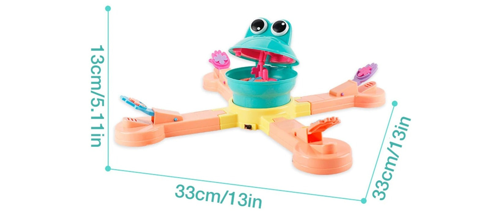 Feed the Frog - Skjut insekter i grodans mun - Familjespel
