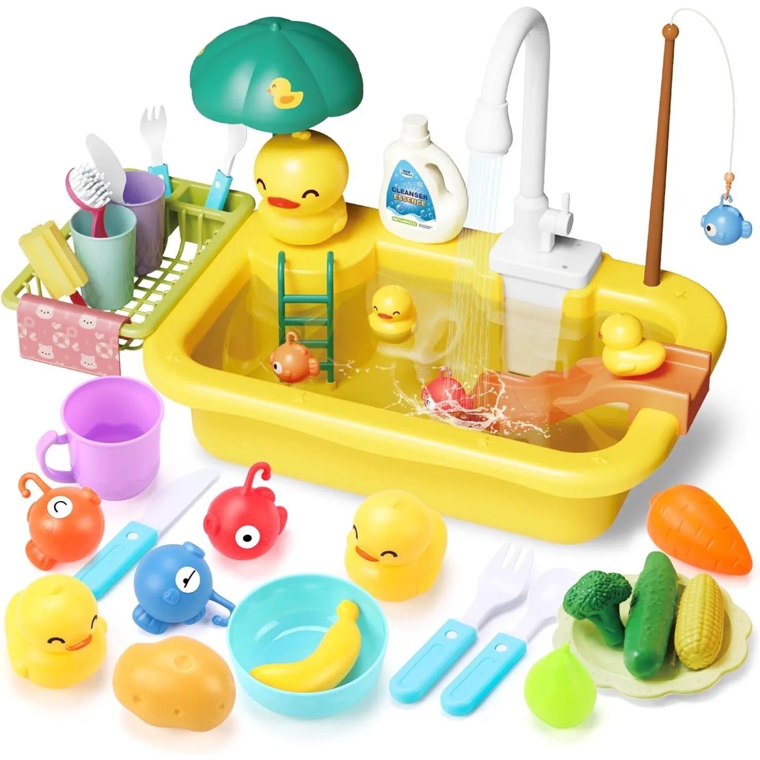 Children Kitchen – Roligt och lärorikt i vatten – 2-i-1 lekbänk
