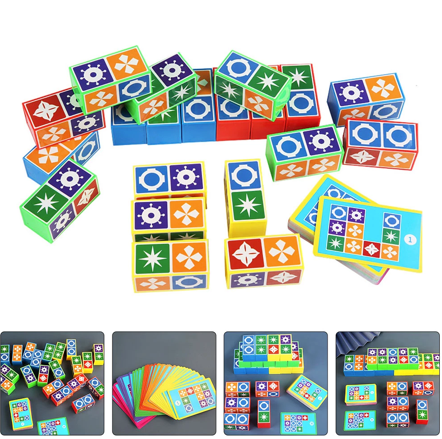 CubeGame - Hitta rätt match! - Blockspel