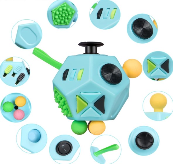 12-Sided Decompression Toy™ - Lindra stress - Sensorisk lekkub