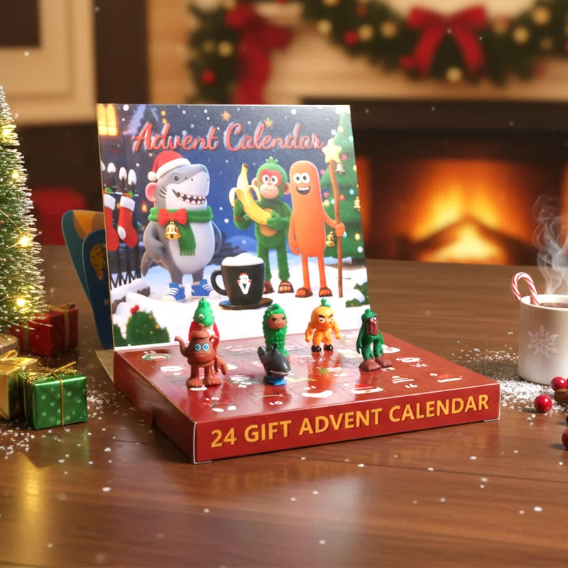 Premium Edition - Brainrot Meme Adventskalender  (24 överraskningar)