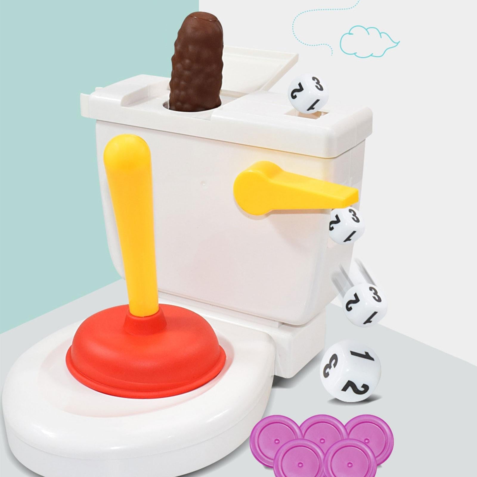 Flying Poop Spel - Vem fångar det flygande bajset? - Familjespel