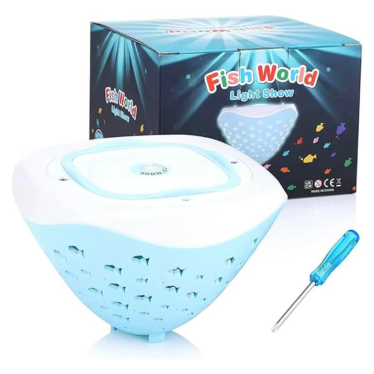 Aqua Party Light™ – Badparty i badhuset - projektion av fiskljus