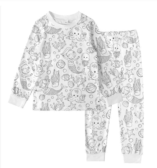 DIY Pajama Set – Färg & dröm – Colours Pyjamas-set för barn