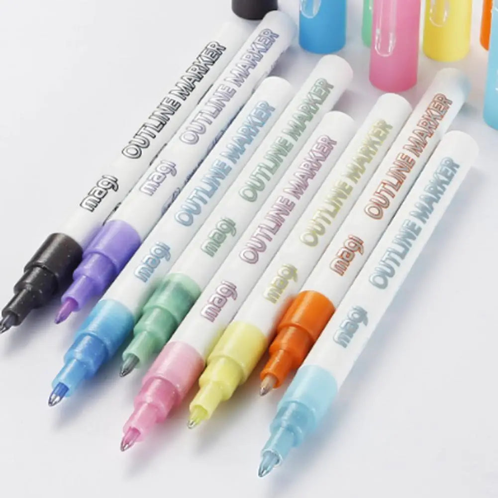 FluoroSketch Markers™ - Glödande kreativitet - Färgglada märkpennor